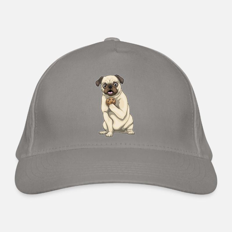 Mops Keks Bio-Baseballkappe