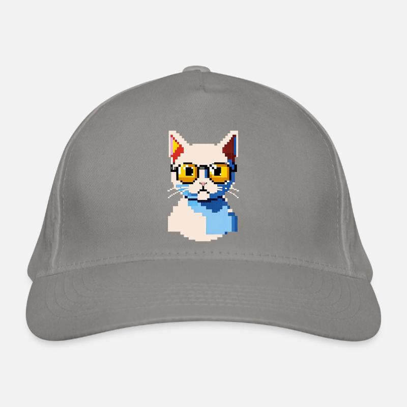 Pix die Katze Bio-Baseballkappe