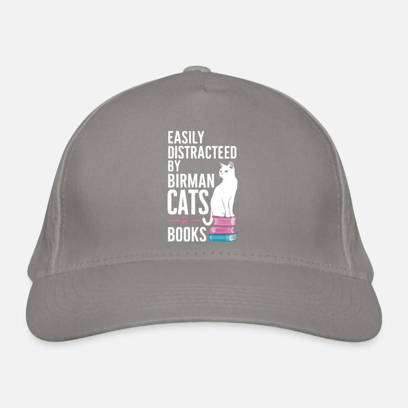 Katze Birma Geschenk Bio-Baseballkappe