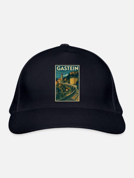 Bad Gastein - Bio-Baseballkappe - Navy