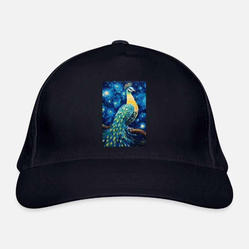 Peacock Organic Baseball Cap