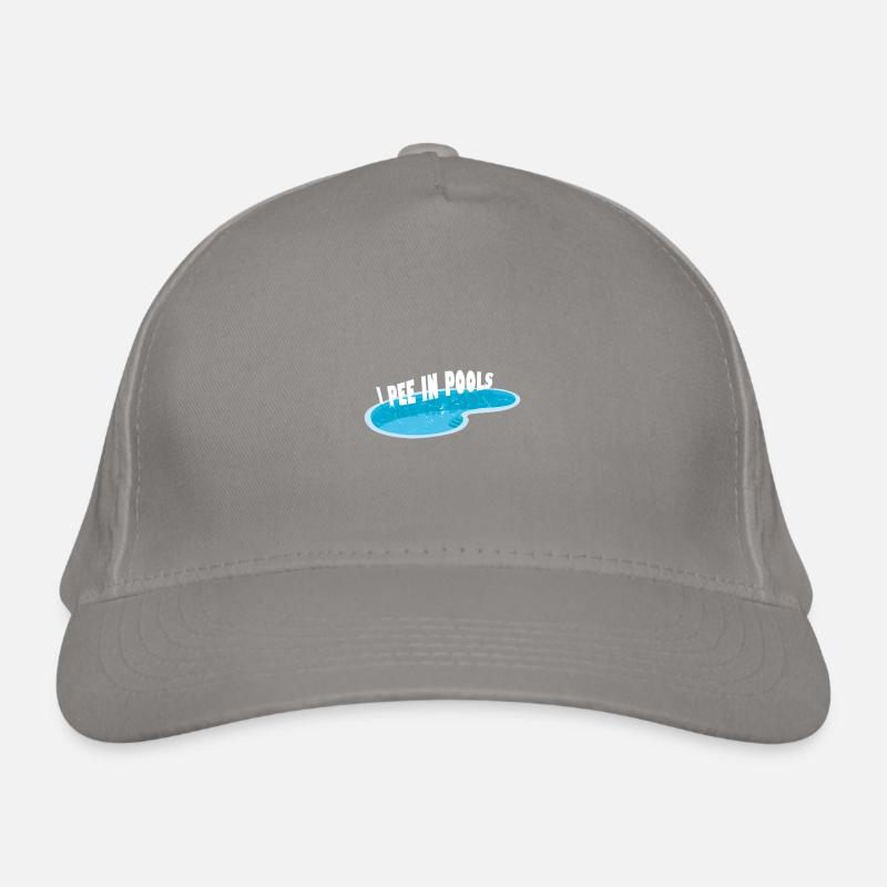 I Pee In Pools Peeing In Pools Humor Funny Bio-Baseballkappe