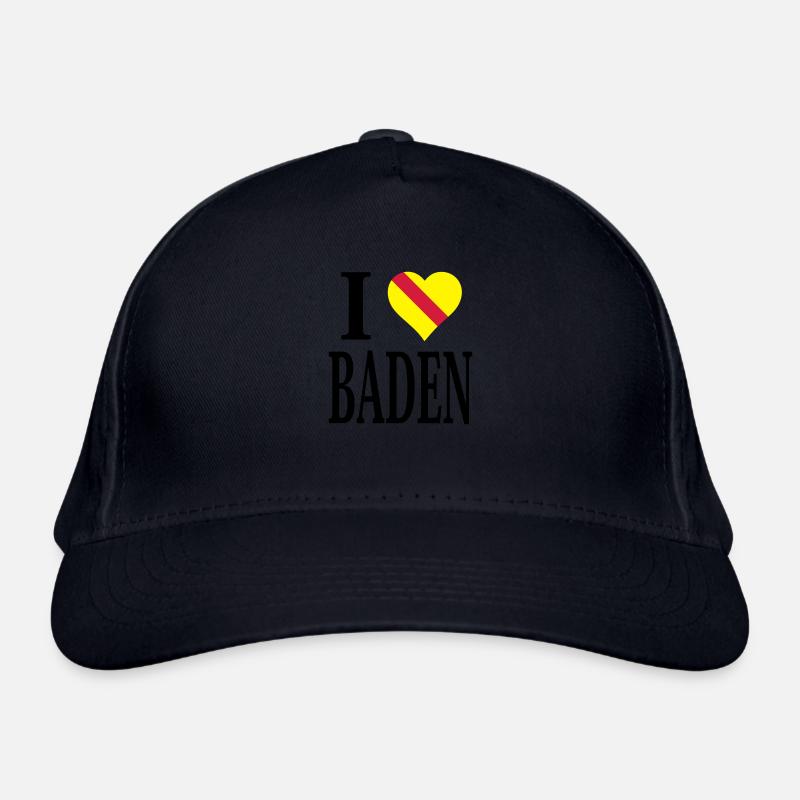 I love Baden Bio-Baseballkappe