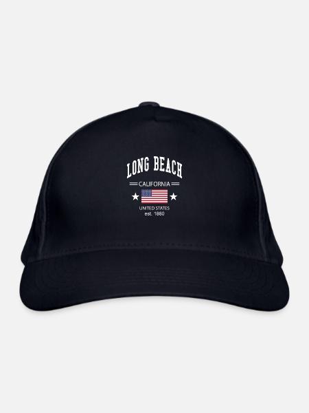Long Beach - Bio-Baseballkappe - Navy