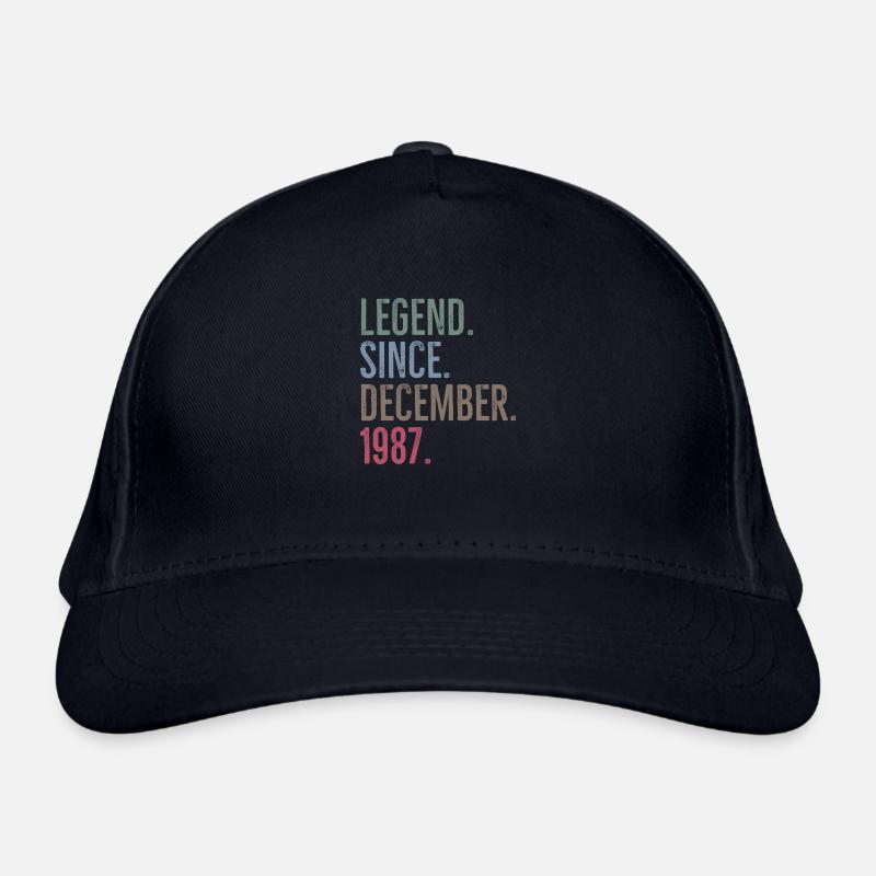 Legend Since December 1987 Organic Baseball Cap