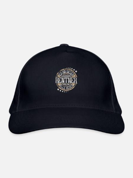 Rentner - Bio-Baseballkappe - Navy
