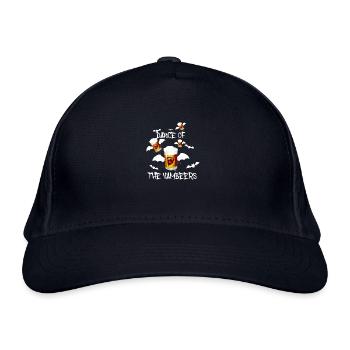 dance of the vambeers,beer,halloween,bat,bats, - Bio-Baseballkappe - Navy - Vorne