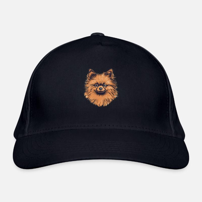 Dessin de Spitz miniature de Poméranie Casquette classique bio