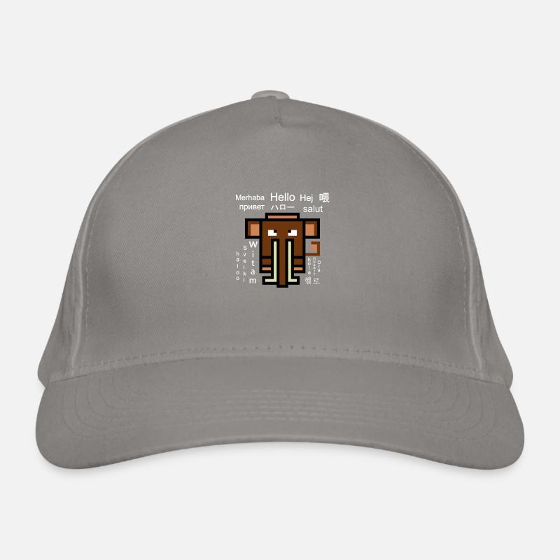Mammouth multilingue Casquette classique bio