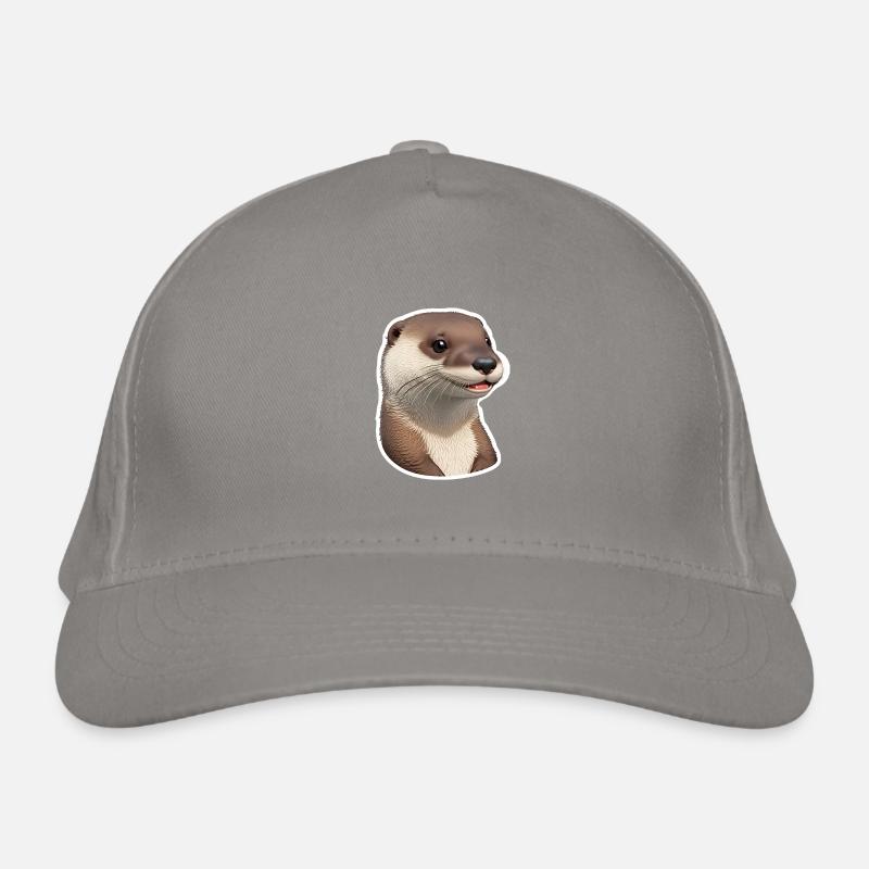 Otter cute Organic Baseball Cap
