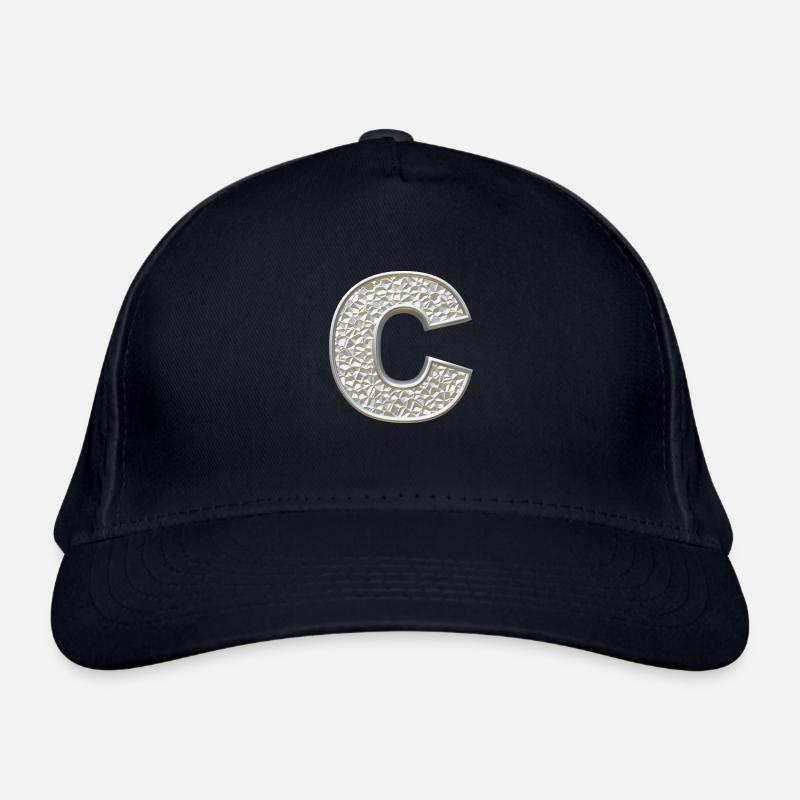 C, letter, letter C, initial, initial C, monogram, Bio-Baseballkappe