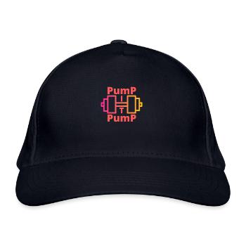 Pump it Pump - Bio-Baseballkappe - Navy - Vorne