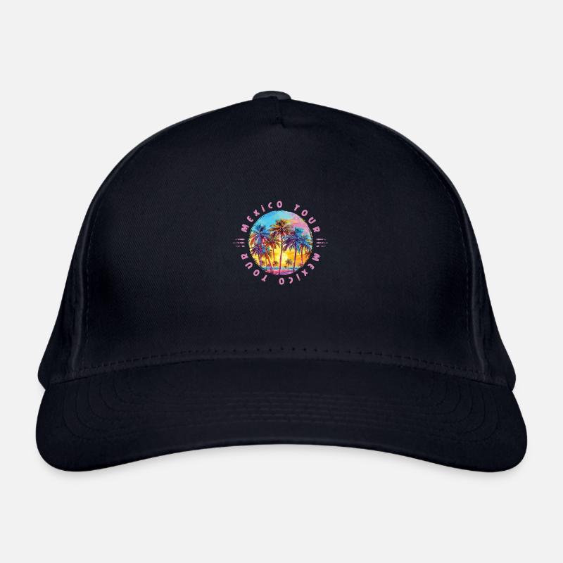 Circuit au Mexique Palmiers Casquette classique bio