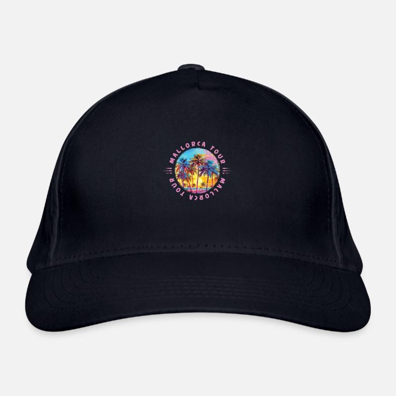 Mallorca Palm Trees Tour Organic Baseball Cap