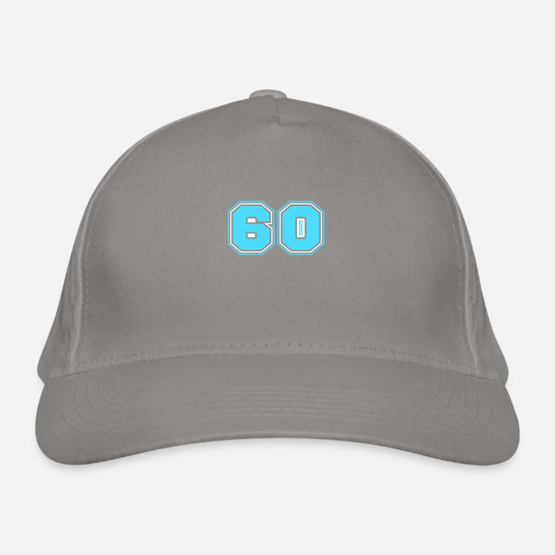 60 Number number Organic Baseball Cap
