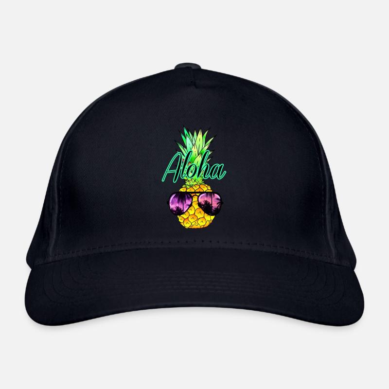 Pineapple Aloha Organic Baseball Cap