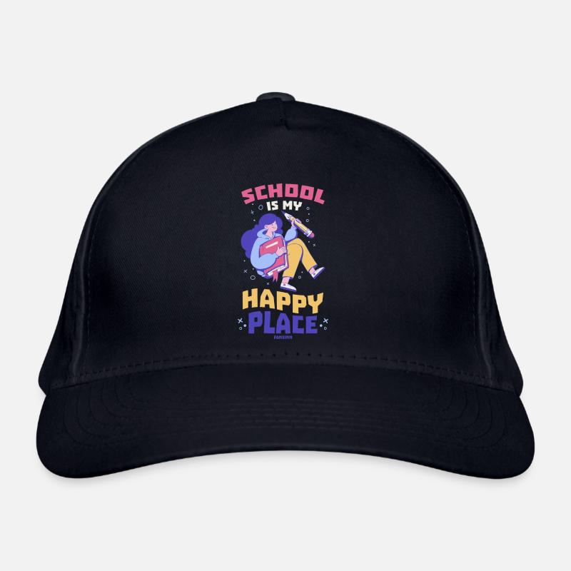 L’école est mon endroit préféré Casquette classique bio