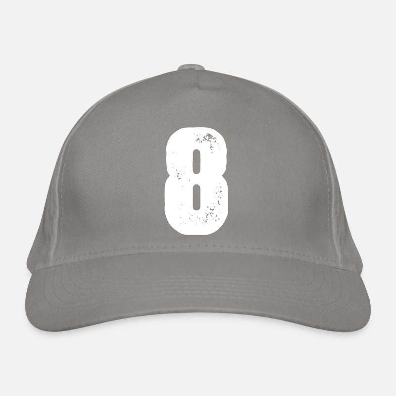 8 Number jersey Organic Baseball Cap