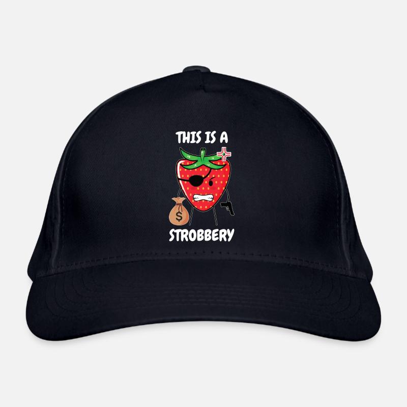 Ceci est une idée cadeau strobbery - Casquette classique bio - marine