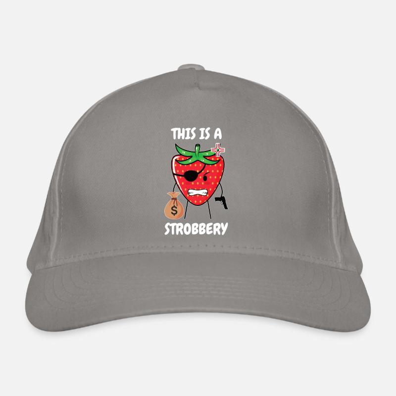 this is a strobbery Geschenkidee Bio-Baseballkappe
