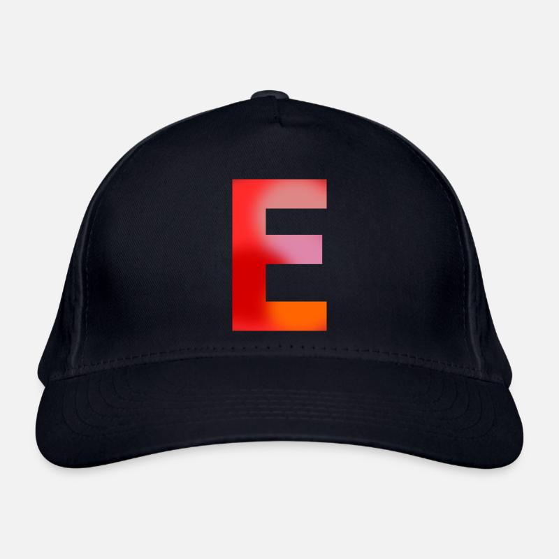 BUCHSTABE E Bio-Baseballkappe