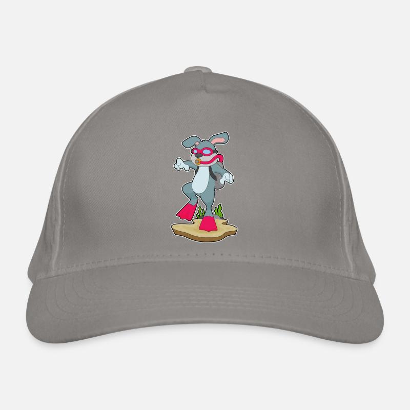 Rabbit Diver Bouteille d’oxygène Plongée Casquette classique bio