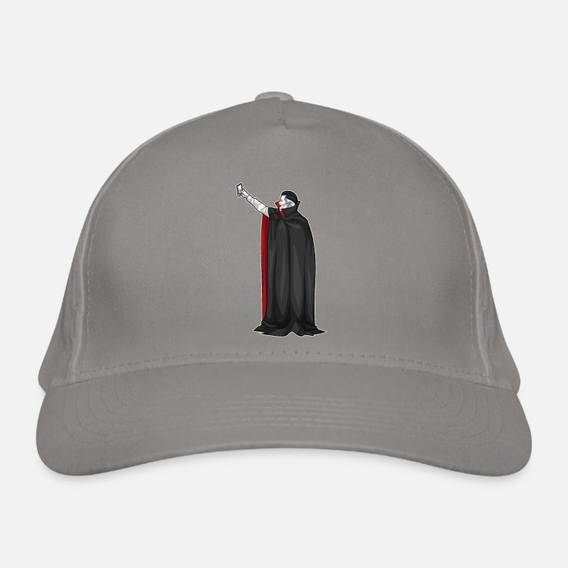 Vampir Halloween Selfie Bio-Baseballkappe