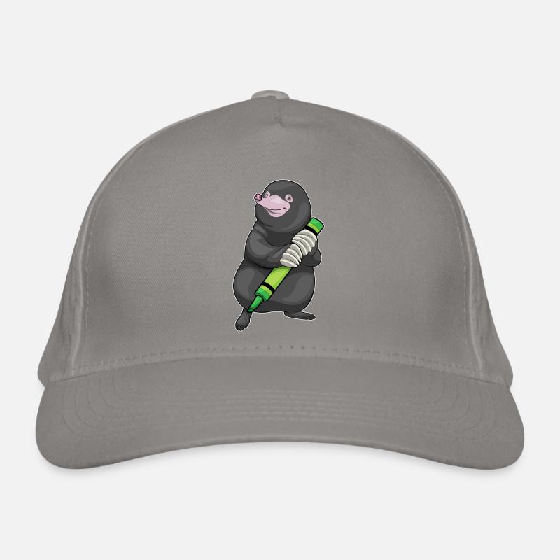 Mole Pupil Crayon School Organic Baseball Cap