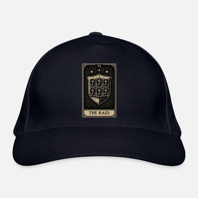 Tarot Datahoarding : Le bouclier RAID - Casquette classique bio - marine