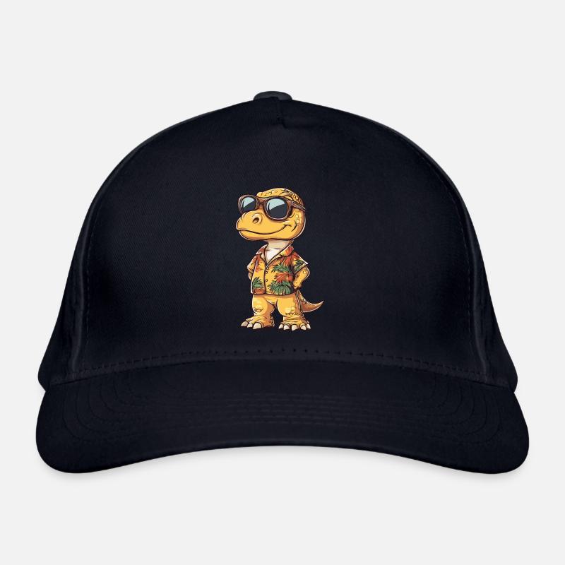 Dinosaur brontosaurus summer Organic Baseball Cap