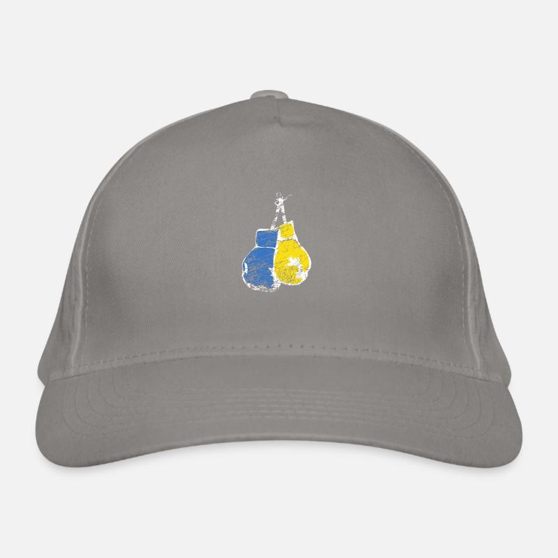 Gants De Boxe Ukraine Drapeau Stand With Ukraine Casquette classique bio