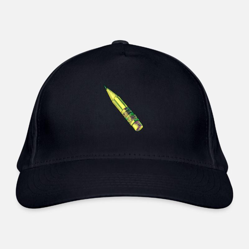 Pencil yellow Organic Baseball Cap