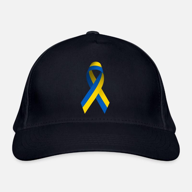 Ukraine Friedenszeichen Bio-Baseballkappe