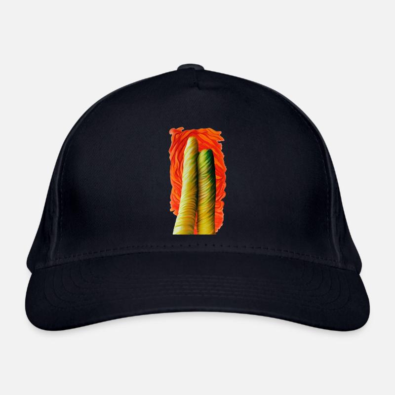 Nudeln mit Soße - Bio-Baseballkappe - Navy