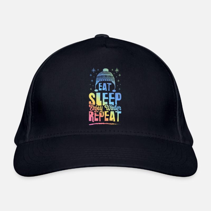 Manger Dormir Hiver Répéter Casquette classique bio