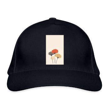 Ginkgo - Organic Baseball Cap - navy - Front