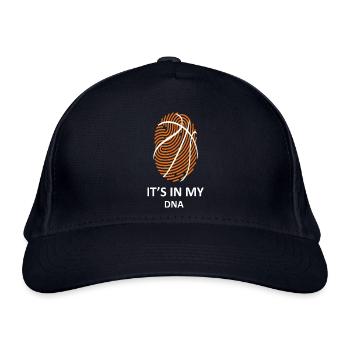 Basketball - Bio-Baseballkappe - Navy - Vorne