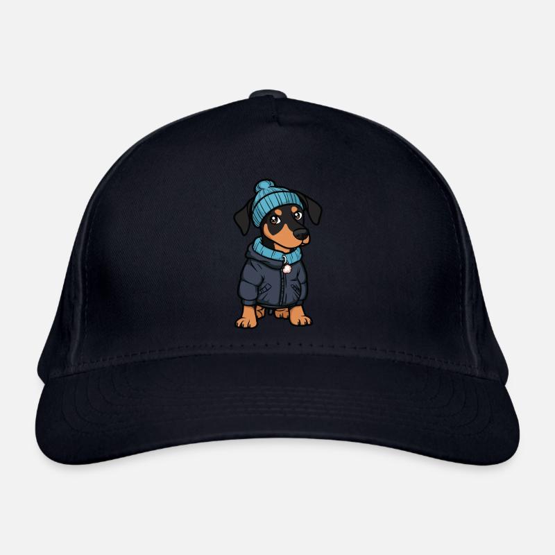 Doberman Hund Stylisch Bio-Baseballkappe