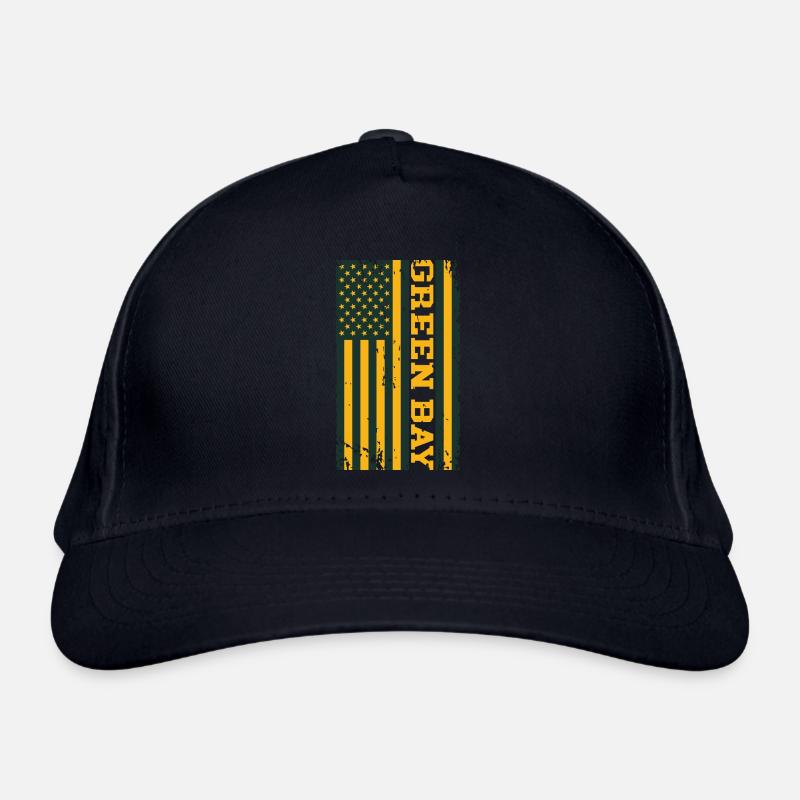 Green Bay US Flagge Bio-Baseballkappe