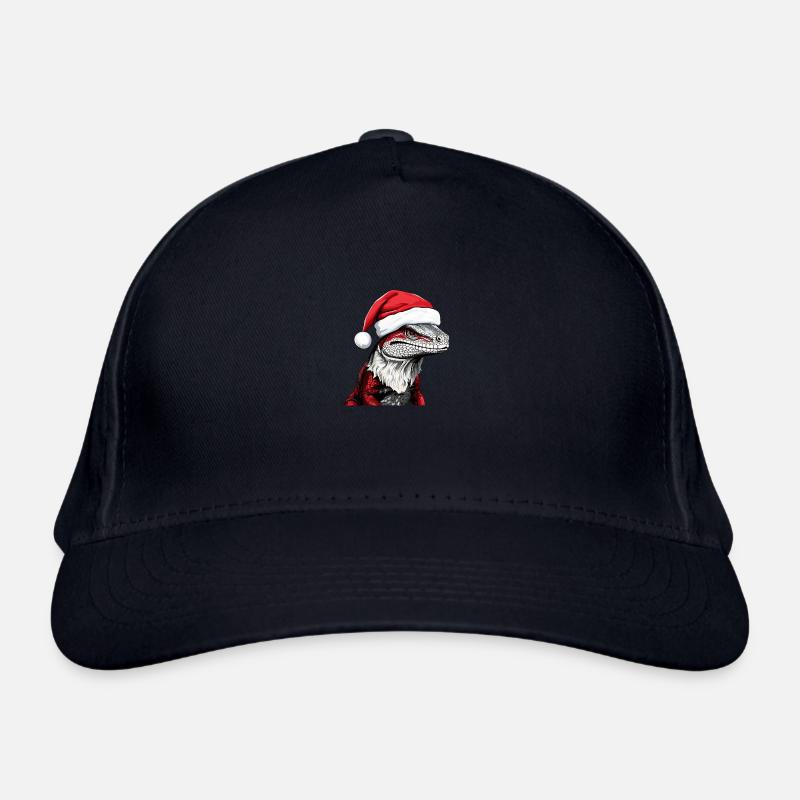LizardChristmas Animal Head Lizard Organic Baseball Cap