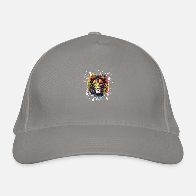 Tête de Lion Pop Art Casquette classique bio