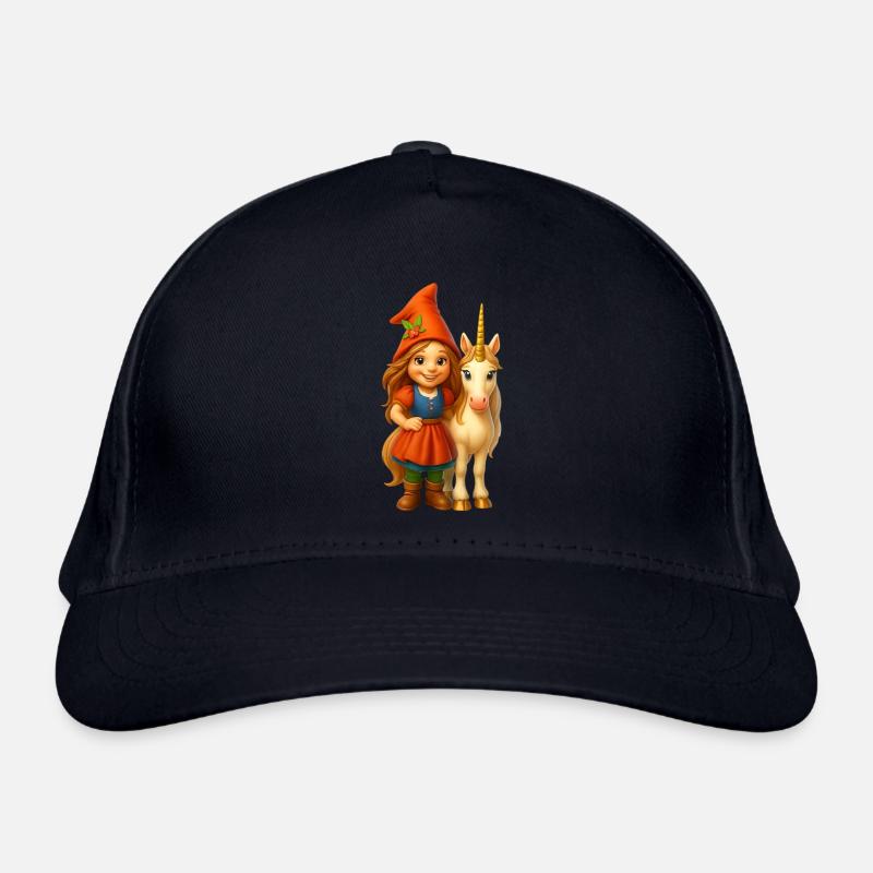 Super süße Zwergin mit Einhorn Bio-Baseballkappe