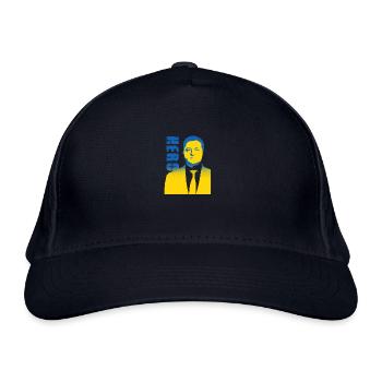 Hero. Ukraine, Zelensky, Zelinsky, Zelenskyi, - Organic Baseball Cap - navy - Front