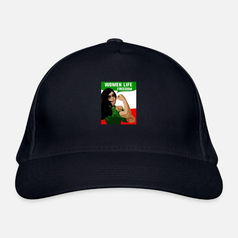 femmes liberté de vie,iran,femmes libres, iran libre,femme Casquette classique bio