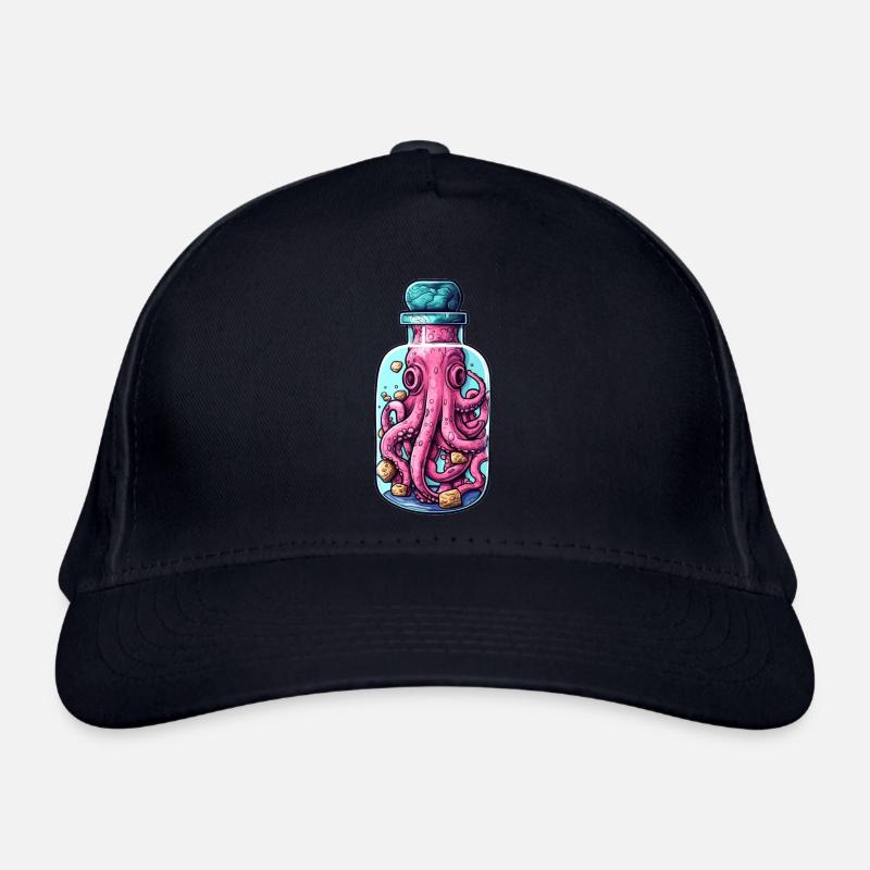 Octopus Tattoo Drawing Organic Baseball Cap