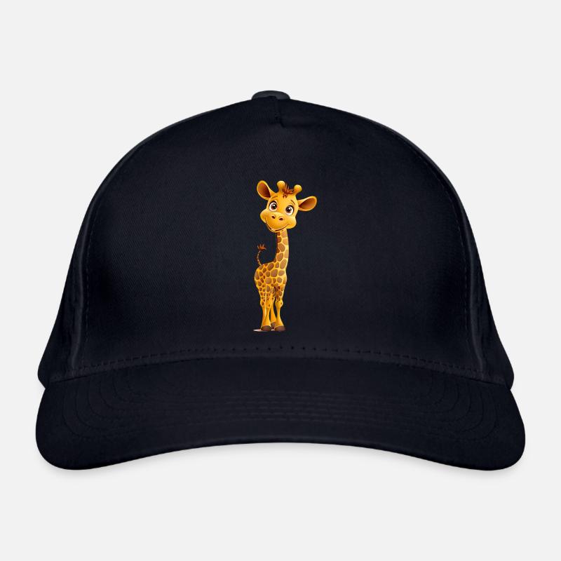 Drôle de girafe, gentil géant de la savane Casquette classique bio