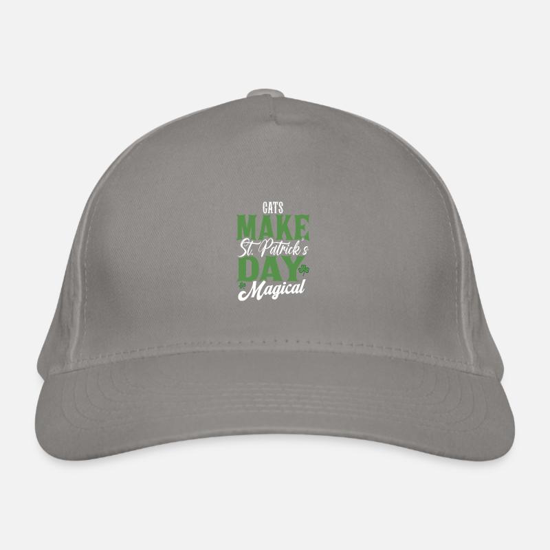 Les chats rendent la Saint-Patrick magique Casquette classique bio