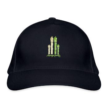 famille des asperges,asperges,asperges blanches,famille - Casquette classique bio - marine - Devant