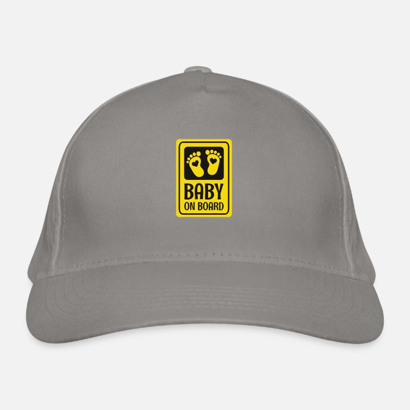 Bébé à bord Casquette classique bio