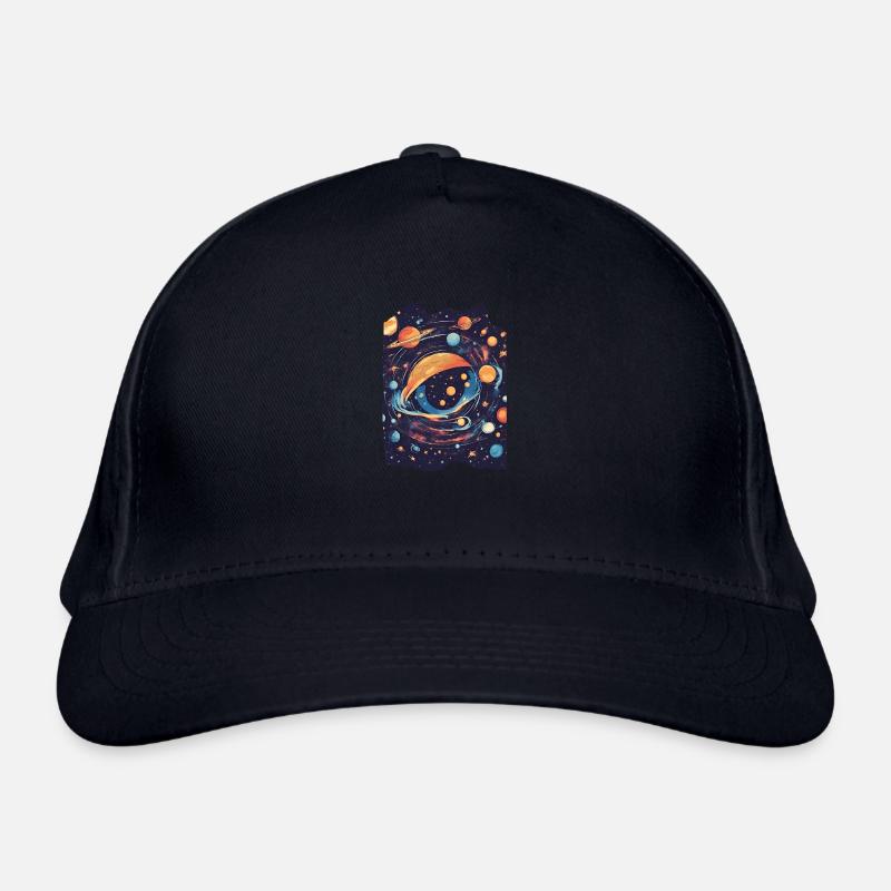 Eye Galaxy Outer Space Planets Stars Interstellar Organic Baseball Cap